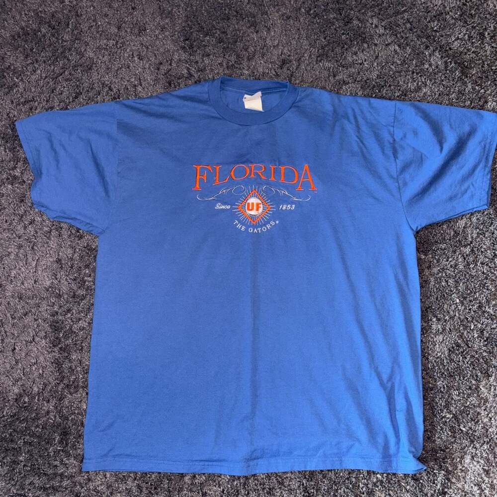 Vintage University of Florida Gators T-Shirt 2XL Blue